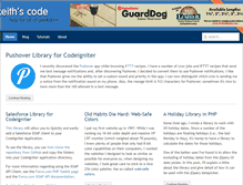 Tablet Screenshot of keithscode.com